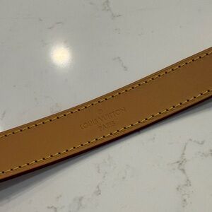 Louis Vuitton Brown Belt Strap